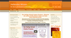 Desktop Screenshot of mantra-yantra-meditation.de